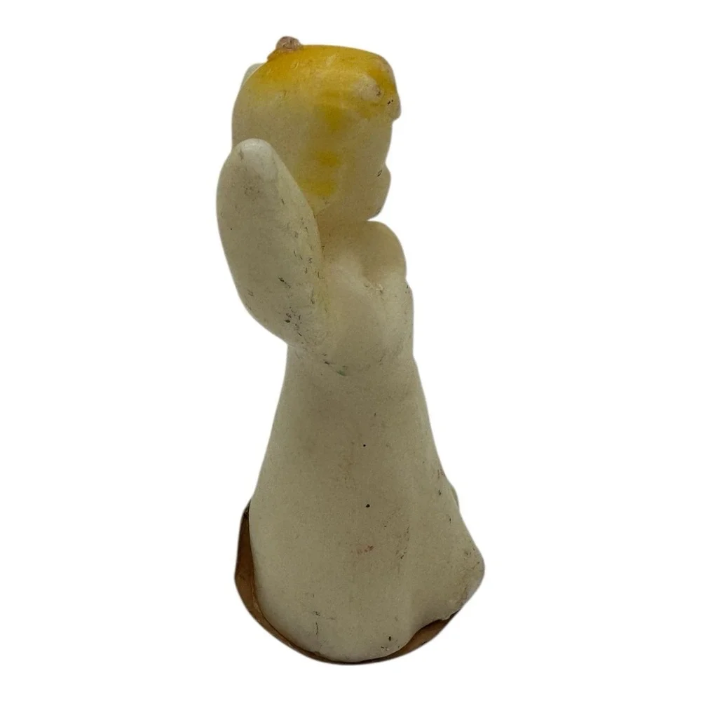 Vintage Gurley‎ Candle Praying Christmas Angel 5